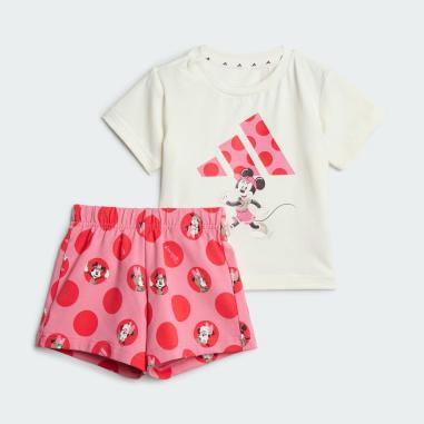 ADIDAS SET MINNIE MISURA 0-3 MESI WHITE-PINK (BAMBINI)