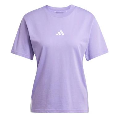 ADIDAS T-SHIRT 3 STRIPE MISURA M VIOLET-WHITE (DONNA)