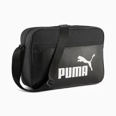 PUMA CAMPUS MEDIUM REPORTER BAG OSFA BLACK (ACCESSORI)