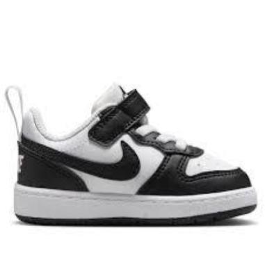 NIKE COURT BOROUGH LOW MISURA 22 WHITE-BLACK (BAMBINI)