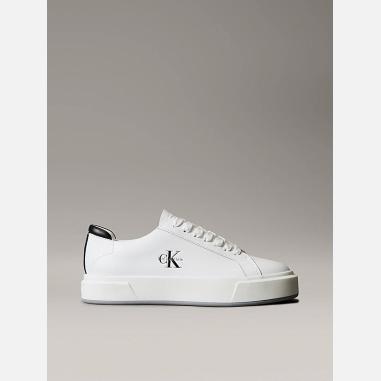 CALVIN KLEIN BASKET MISURA 36 WHITE-BLACK (UOMO)