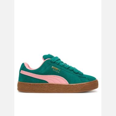 PUMA SUEDE XL PS MISURA 28 GREEN-PINK (BAMBINI)