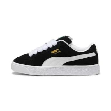 PUMA SUEDE XL JR  MISURA 36 BLACK-WHITE (DONNA)