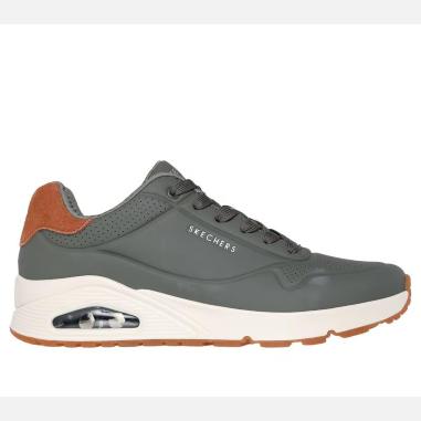 SKECHERS UNO MISURA 43 OLIVE (UOMO)