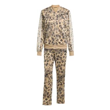 ADIDAS TUTA 3 STRIPE MISURA L BIEGE-BLACK (DONNA)