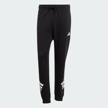 ADIDAS PANTS FUTURE 3 STRIPE MISURA M BLACK-WHITE (UOMO)