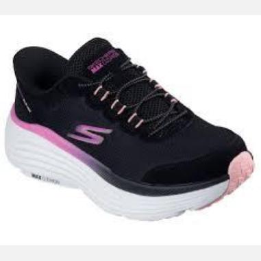 SKECHERS MAX CUSHIONING MISURA 37.5 BLACK-PINK (DONNA)