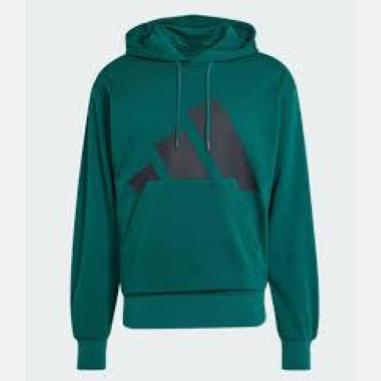 ADIDAS FELPA BIG LOGO MISURA L GREEN (UOMO)