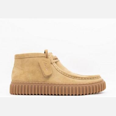 CLARKS TORHILL HI MISURA 42 BEIGE (UOMO)