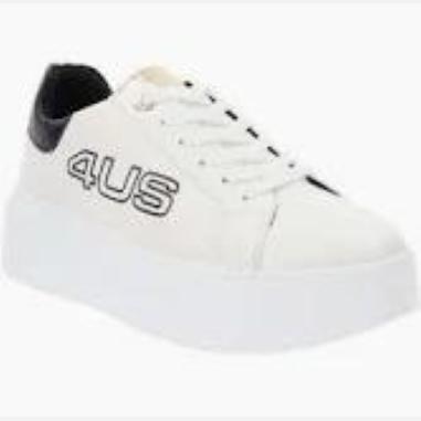 4US PACIOTTI MISURA 36 WHITE-BLACK (DONNA)