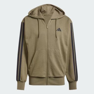 ADIDAS FELPA 3 STRIPE MISURA M GREEN-BLACK (UOMO)