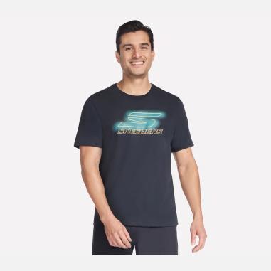 SKECHERS T-SHIRT MISURA L BLACK (UOMO)