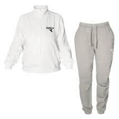 DIADORA TUTA TRACKSUIT MISURA L BEIGE (DONNA)