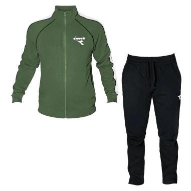 DIADORA TUTA TRACKSUIT MISURA L GREEN (UOMO)