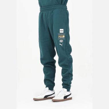 PUMA PANTS ESS LOGO LAB MISURA M GREEN TERRAIN (UOMO)