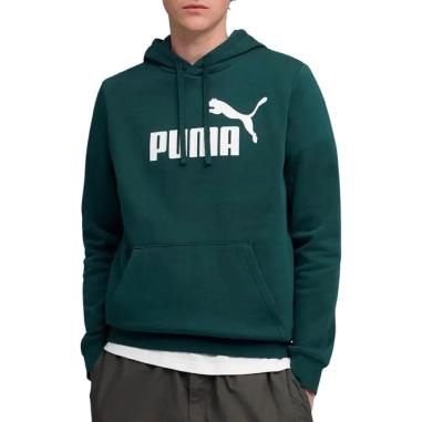 PUMA FELPA ESS LOGO HOODIE MISURA M GREEN TERRAIN (UOMO)