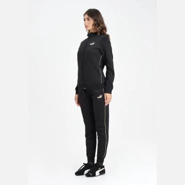PUMA TUTA ESS TEXTURED SUIT MISURA L BLACK (DONNA)