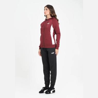 PUMA TUTA FULL ZIP HOODED MISURA L RUBY SHIMMER (DONNA)