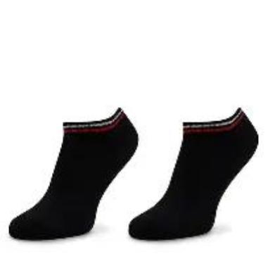 TOMMY HILFIGER SOCKS 39-42 3 PACK  BLACK (ACCESSORI)