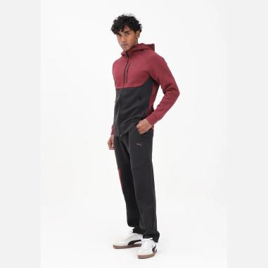 PUMA TUTA PUMATECH FULL ZIP MISURA L RUBY SHIMMER-BLACK (UOMO)