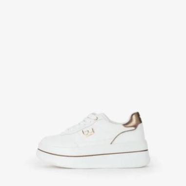 BYBLOS SHARON MISURA 36 BIANCO-ORO (DONNA)