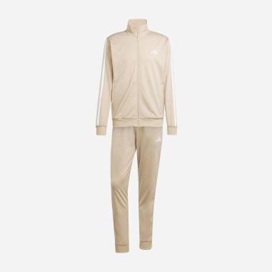 ADIDAS TUTA 3 STRIPE TRICOT MISURA L BEIGE-WHITE (UOMO)