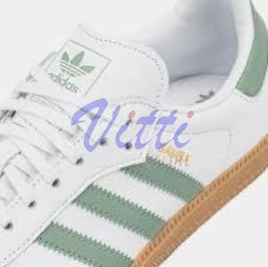 ADIDAS SAMBA MISURA 36 2\3 WHITE-GREEN (DONNA)