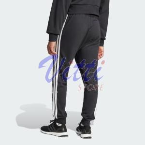 ADIDAS PANTS 3 STRIPE MISURA S BLACK-WHITE (UOMO)