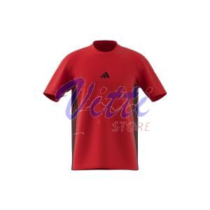 ADIDAS T-SHIRT LOGO MISURA L RUBY-BLACK (UOMO)