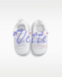 NIKE COURT BOROUGH LOW MISURA 21 WHITE  (BAMBINI)