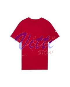 PUMA FERRARI T-SHIRT SHIELD MISURA 13-14 ANNI ROSSO CORSA (BAMBINI)