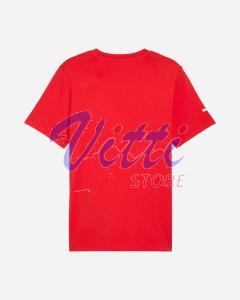 PUMA T-SHIRT FERRARI LOGO MISURA S RED (UOMO)