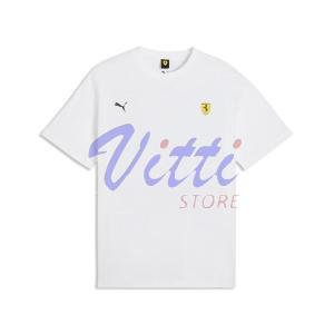PUMA T-SHIRT FERRARI SPEED MISURA M WHITE (UOMO)