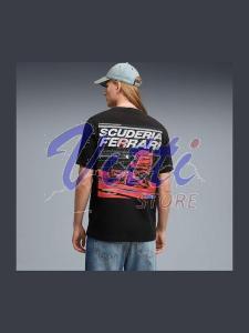 PUMA T-SHIRT FERRARI SPEED MISURA S BLACK (UOMO)