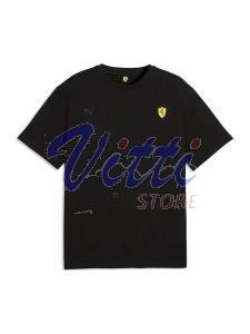 PUMA T-SHIRT FERRARI SPEED MISURA S BLACK (UOMO)