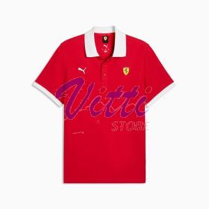 PUMA POLO PIQUET MISURA M ROSSO CORSA (UOMO)