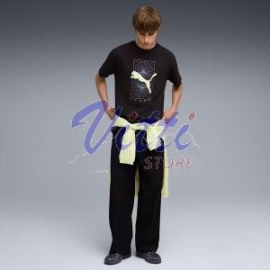 PUMA T-SHIRT GRAPHIC TEE MISURA M BLACK (UOMO)