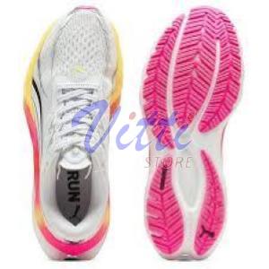 PUMA VELOCITY NITRO 4 MISURA 39 WHITE GLOWING-RED PINK (DONNA)
