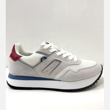 LUMBERJACK SAN DIEGO MISURA 42 WHITE-RED (UOMO)