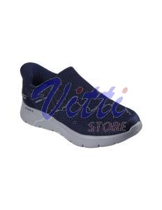 SKECHERS GO WALK FLEX SLIP INS MISURA 45 NAVY (UOMO)