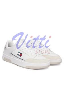 TOMMY HILFIGER TJM CUPSOLE MISURA 41 WHITE (UOMO)