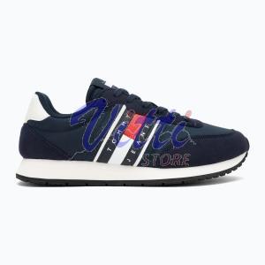 TOMMY HILFIGER CLASSIC RUNNER MISURA 41 DARK NIGHT NAVY (UOMO)
