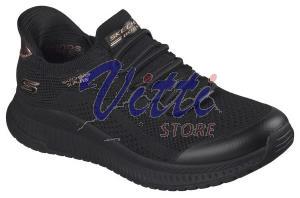 SKECHERS BOBS SQUAD MISURA 37 BLACK (DONNA)