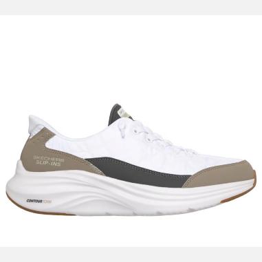 SKECHERS SLIP-INS CONTOUR FOAM MISURA 40 WHITE-TAUPE (UOMO)