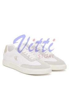 CALVIN KLEIN LOW PROF MISURA 40 BRIGHT WHITE-OATMEAL  (UOMO)