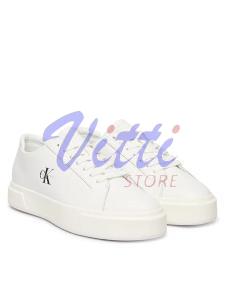 CALVIN KLEIN BASKET CUPSOLE LACE MISURA 40 WHITE (UOMO)