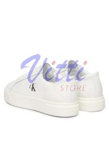 CALVIN KLEIN BASKET CUPSOLE LACE MISURA 40 WHITE (UOMO)