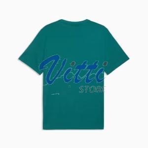 PUMA GRAPHIC T-SHIRT MISURA M EMERALD ICE (UOMO)
