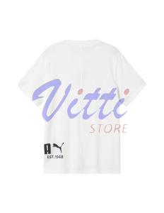 PUMA GRAPHIC T-SHIRT MISURA S WHITE (UOMO)