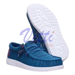 HEY DUDE WALLY STRETCH SOX MISURA 40 ENSIGN BLUE-MULTI (UOMO)